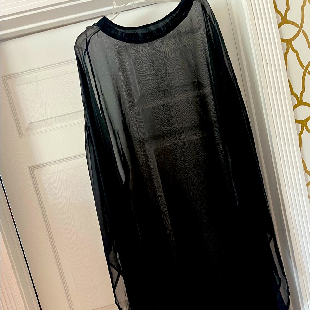 Sexiest 🖤MODERN ALMOST SEE THRU KAFTAN!!! MODERN DRAMA
